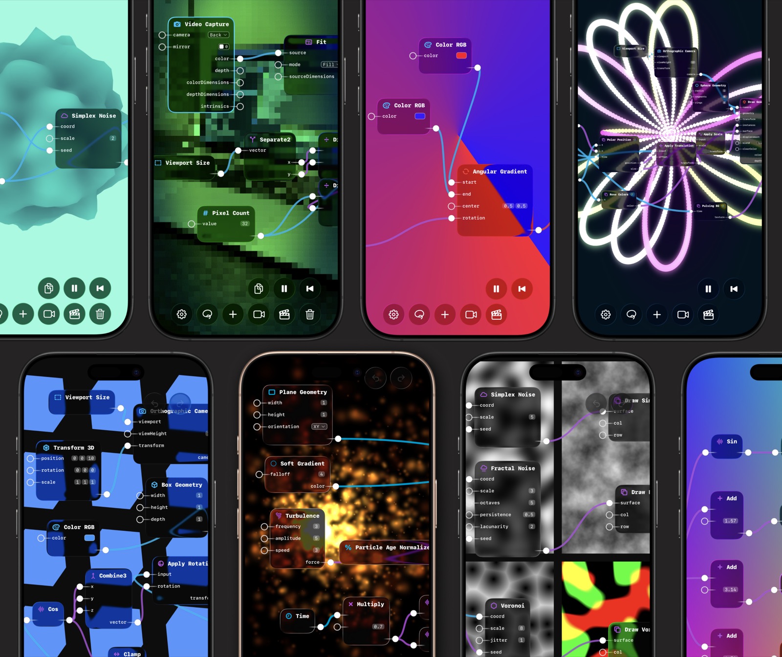 GlassVFX iOS screenshots