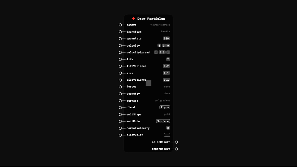 Draw Particles